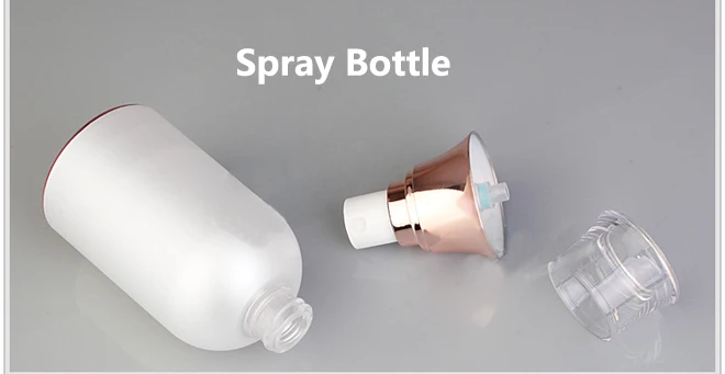 100ml 3oz white empty cosmetic plastic PETG serum bottle with spray or pump for Emulsion cream packaging