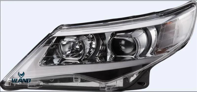 China VLAND factory for car head lamp for Camry 2012 2013 2014 (Middle east type) headlight with DRL High&Low beam Turn signal