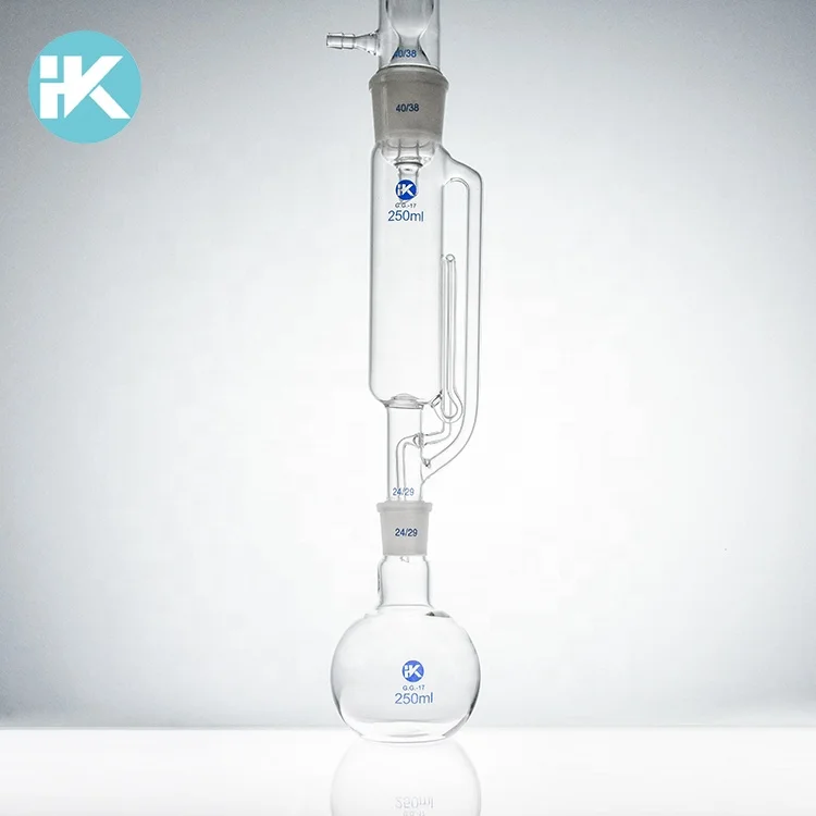 Huke Extraction Apparatus With Bulbed Spherical Condenser And Ground