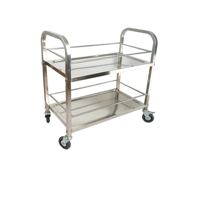 stainless steel food trolley