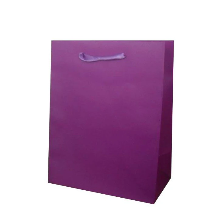 Luxury Durable Custom Printed Retail Red Glossy Wine Bottle Packaging Gift Paper Bag With Rope Handle