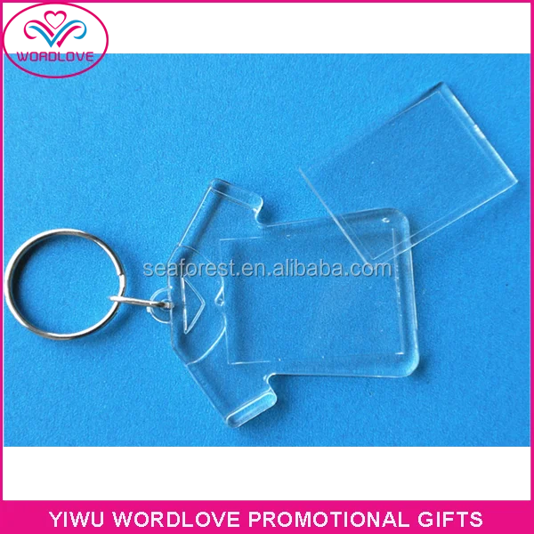 Promotional Custom Printed Rectangular Clear Acrylic Photo Keychain Buy Clear Plastic Acrylic