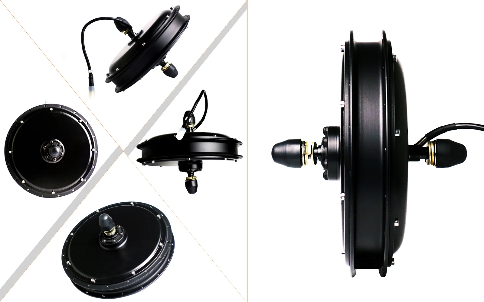 Factory Supply 1500w Brushless Gearless Front Hub Ebike Electric