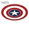 Captain America Ceiling Lamp Creative Children's Bedroom Boys Girls Kindergarten Light