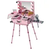 CE Certificated Professional Makeup Station with Lighted Mirror Aluminum Trolley Beauty Case KC-210