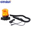 12 24v Separated cigarette lighter plug magnetic forklift red zone safety strobe amber mini beacon light
