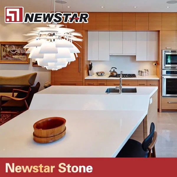 Barato Pulido Piedra De Cuarzo Artificial Precio Cocina Encimeras De