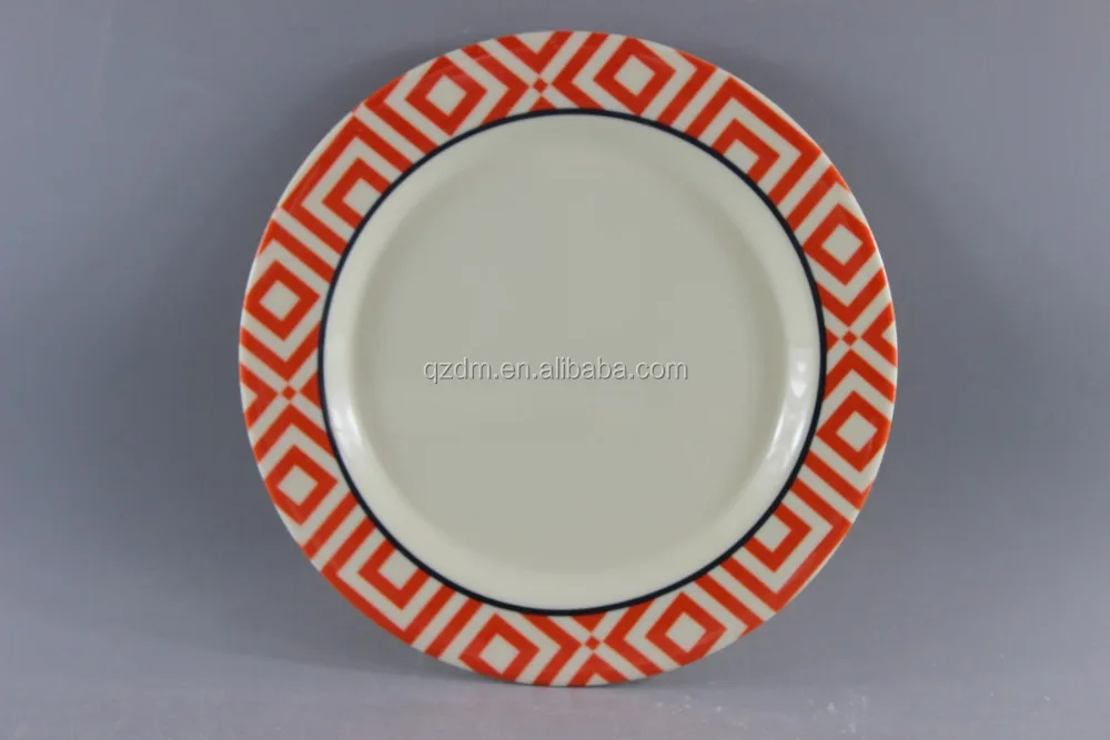 Round Shape Melamine Plates And Dishes 9 Inch