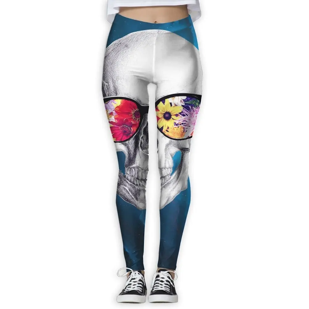 Buy East Knitting Women Bone Leggings.Skull 3D Print False