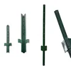 powder coated U type steel fence post with hole hook spade