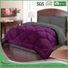 3 Piece Reversible Polyester Microfiber Goose Down Alternative Comforter Set