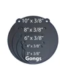 Handgun 3/8" AR500 STEEL GONG TARGET 6 inch square shape military ar500 targets plate for handgun