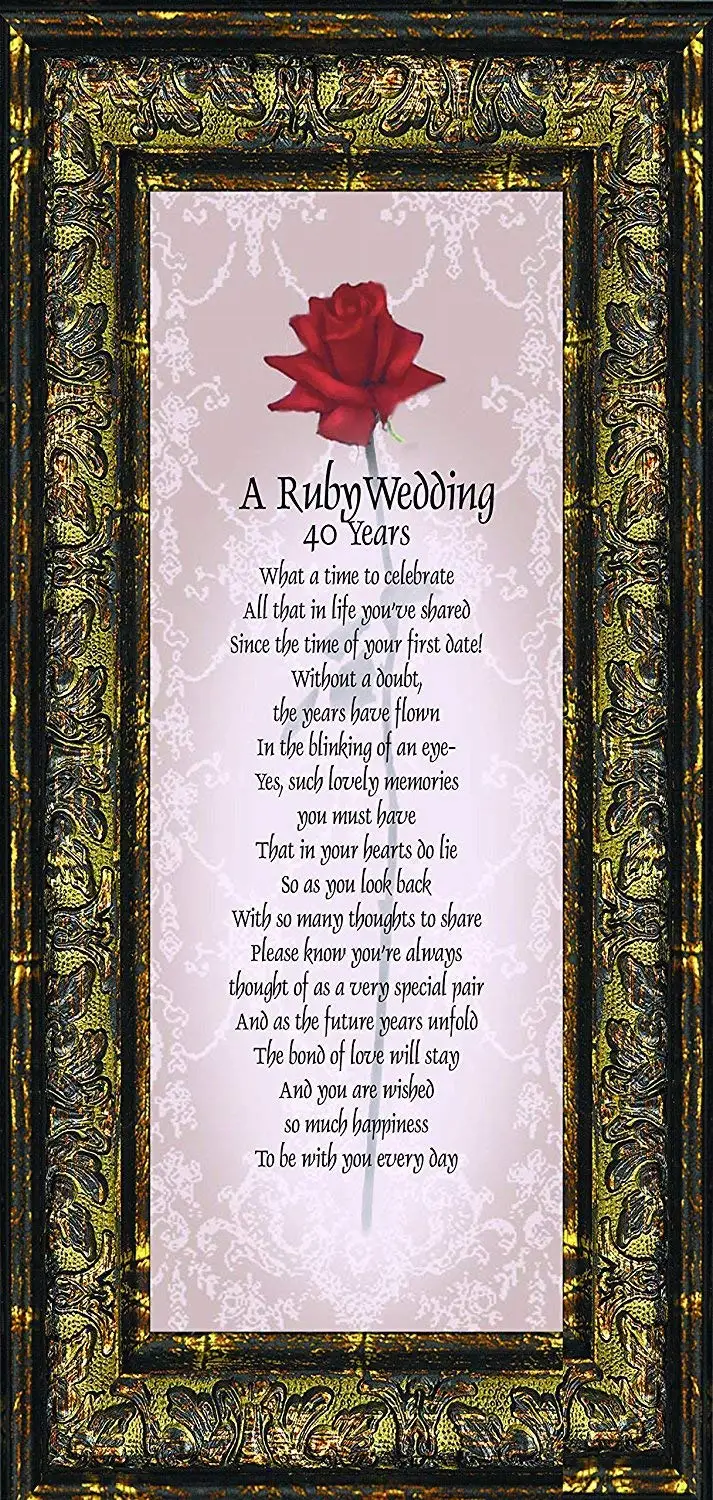 12 X 40 Frame Find Deals On Line At Alibaba Ruby Anniversary Personalized Wedding Picture Frame 40th 6x12 7776r
