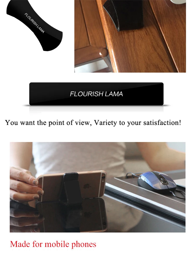 Newest Flourish Lama Phone Pad Holder Phone Stand For Sticker Holder anywhere you want