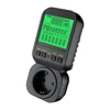 Digital efficiency energy meter socket/power meter socket plug with large LCD display built-in rechargeable battery