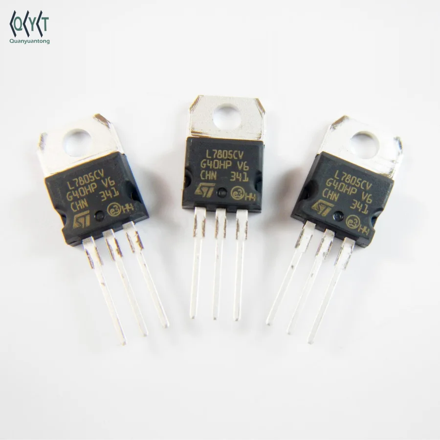 Linear Voltage Regulators Ic To-220 L7805 L7805c 7805cv 7805 L7805cv ...