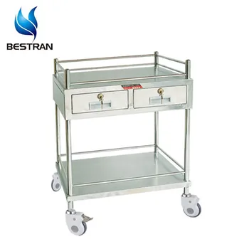 Bt Sit006 Hospital Furniture Stainless Steel Steel Instrument Cart