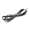 Wholesale 3.5mm Flat Noodle Audio Jack AUX Cable male to male plug stereo cable