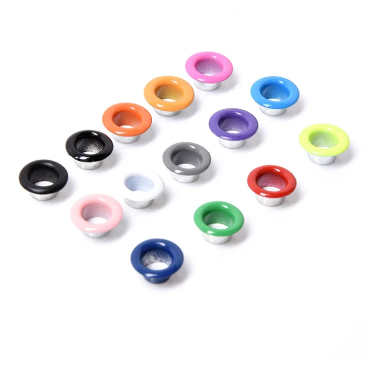 Metal Eyelets Stamping Card Making Round Mixed Color Sewing Accessories ...