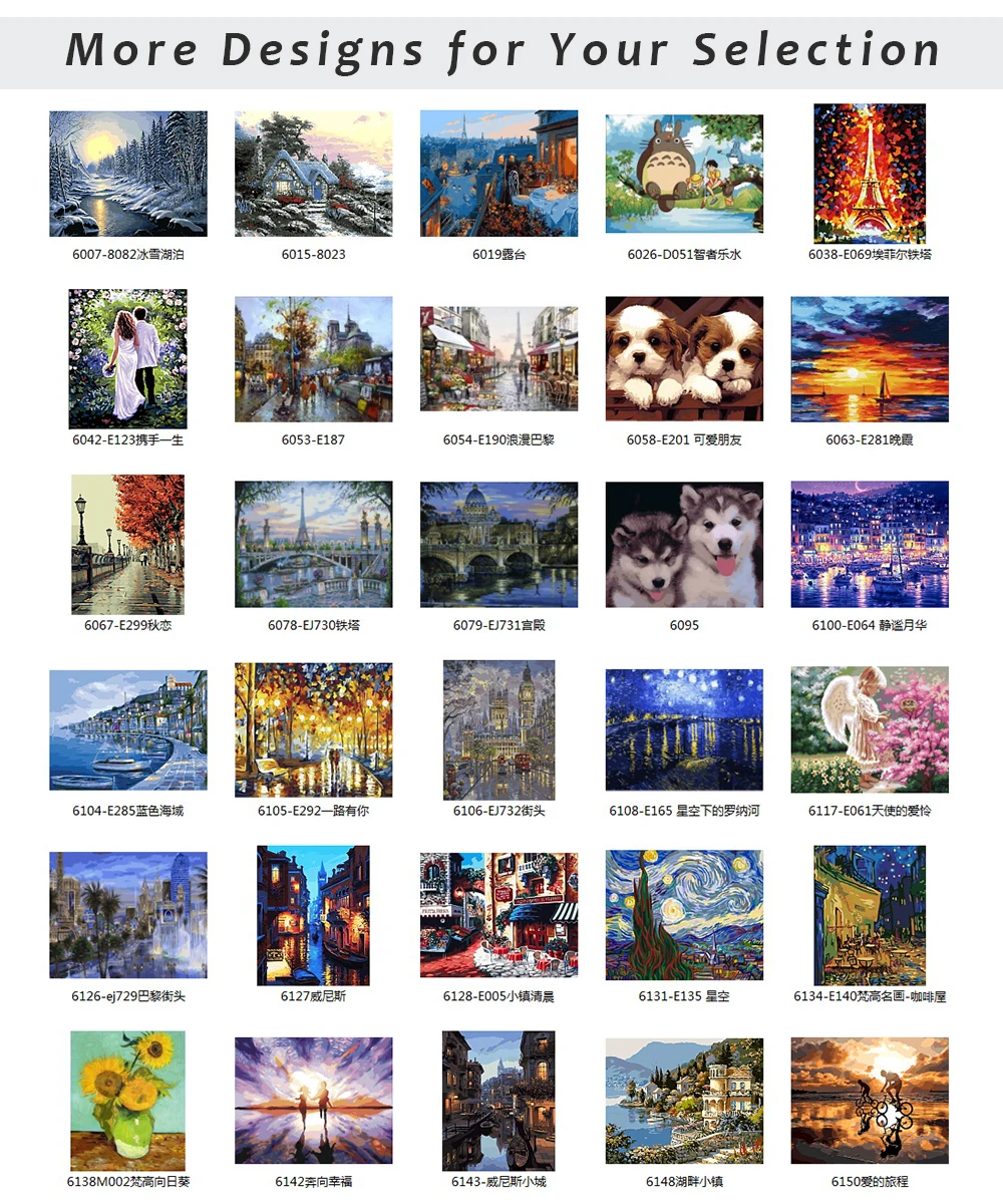 Wholesale Custom Unstretched Canvas Diy Painting By Number Kits Buy Painting By Number Kits