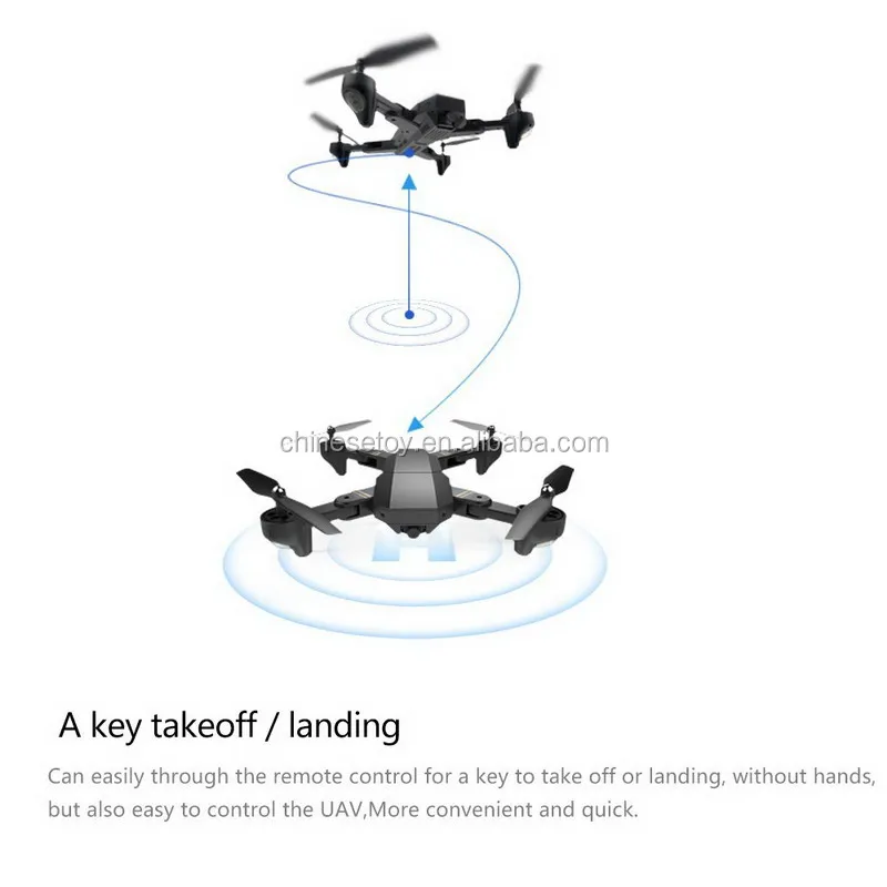 Xs809 Rtf 2mp Wifi Lark Fpv Rc Drone Foldable Drone Altitude Hold Lily