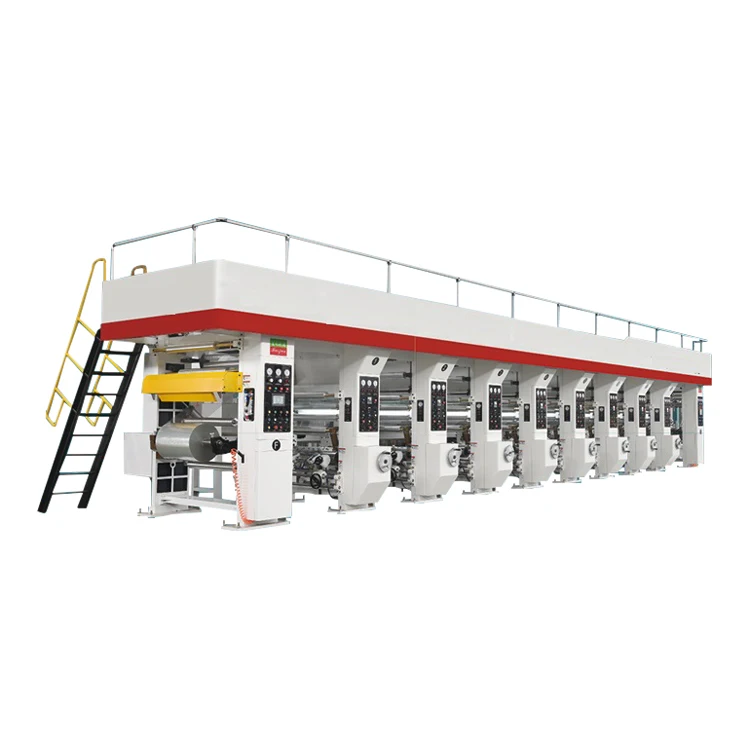 plastic bag rotogravure printing machine