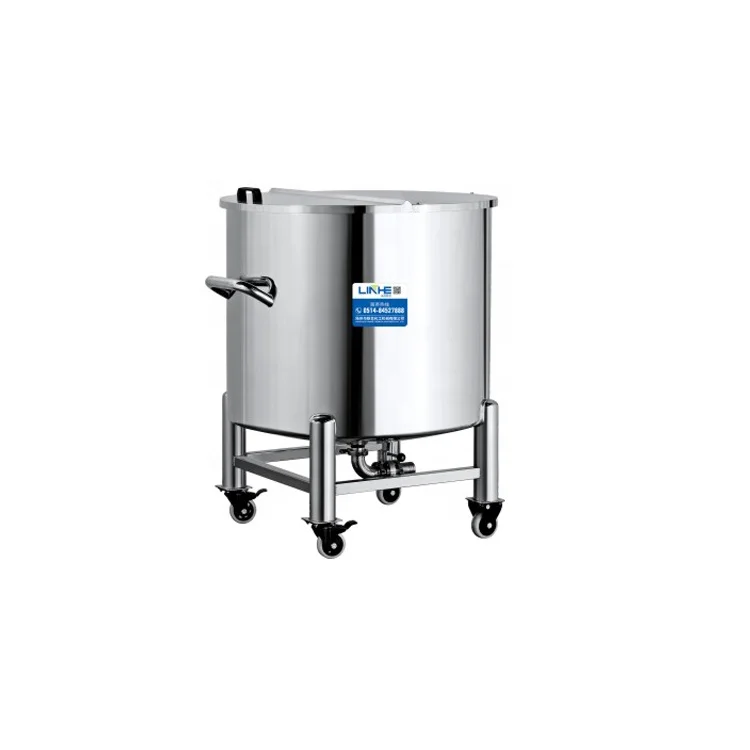 500l 1000l Stainless Steel Solution Preparation Tank Water Storage Tank ...