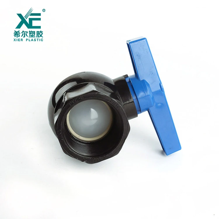 Free sample custom support 1-2 inch plastic female male gate ball valve