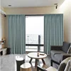 Fire retardant pinch pleat hotel linen blackout curtain fabric with low price