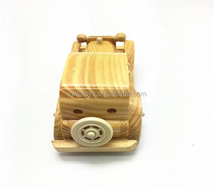 FQ brand popular DIY toy wooden model car for children assembled toy vehicles