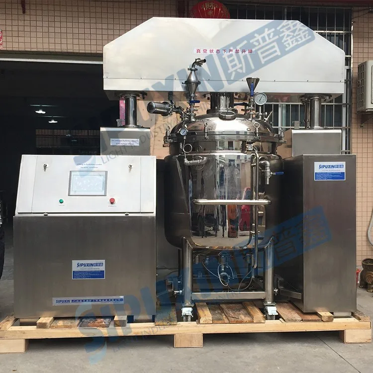 Ei 510L movable vacuum mixing tank for high viscous material (63)