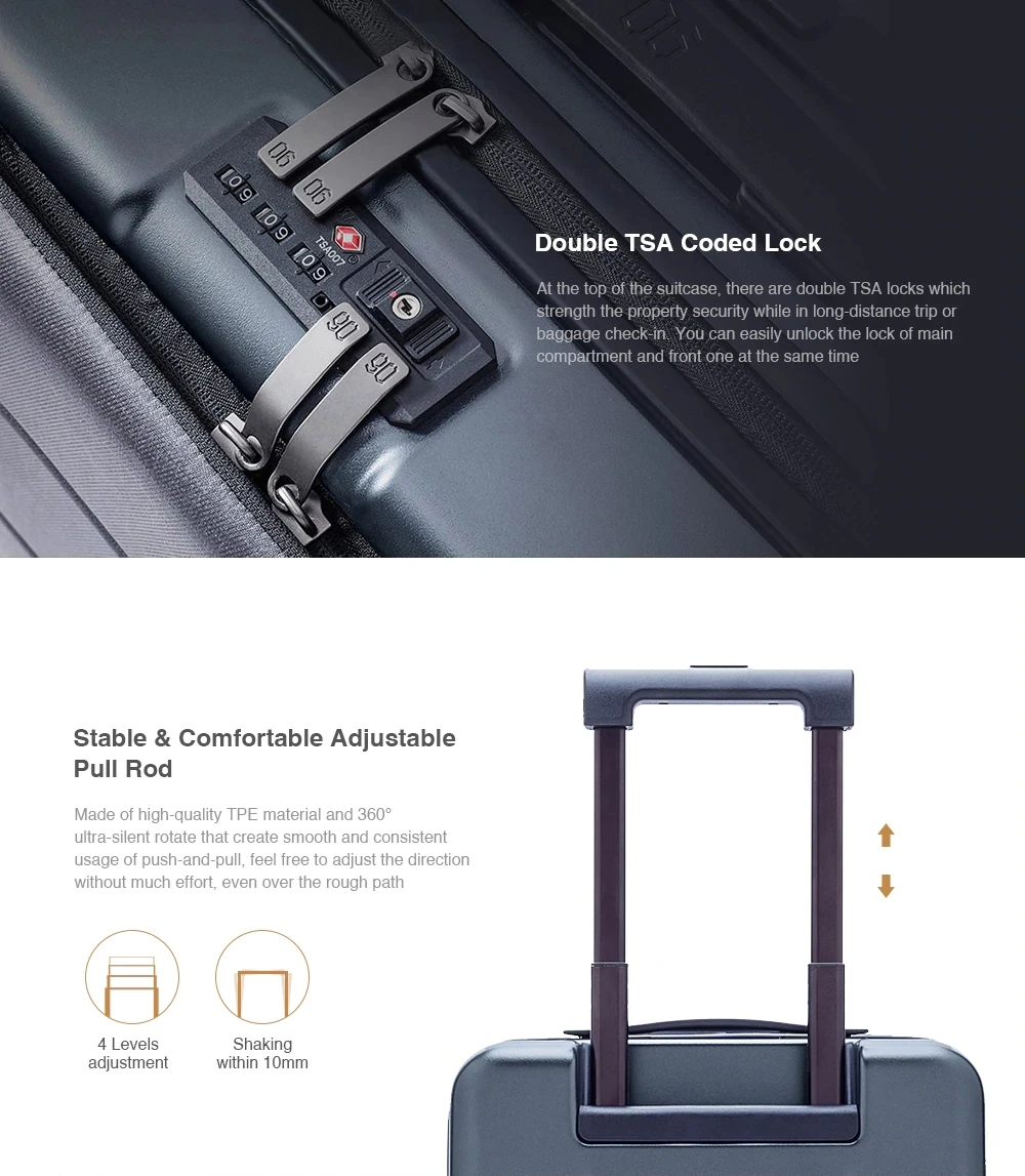 xiaomi business travel suitcase