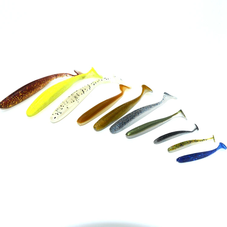 Fishing Bait S3118 Bass Musky Worm 6pcs/bag Soft Lures 7.5cm Buy