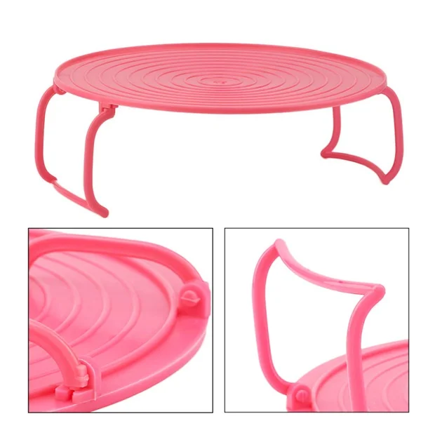 plastic microwave oven Shelf Heating Steaming Rack