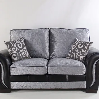 Germany Living Room Luxury Italian Silver Nova Leather Design Sofa Germany Living Room Luxury Italian Silver Nova Leather Design Sofa