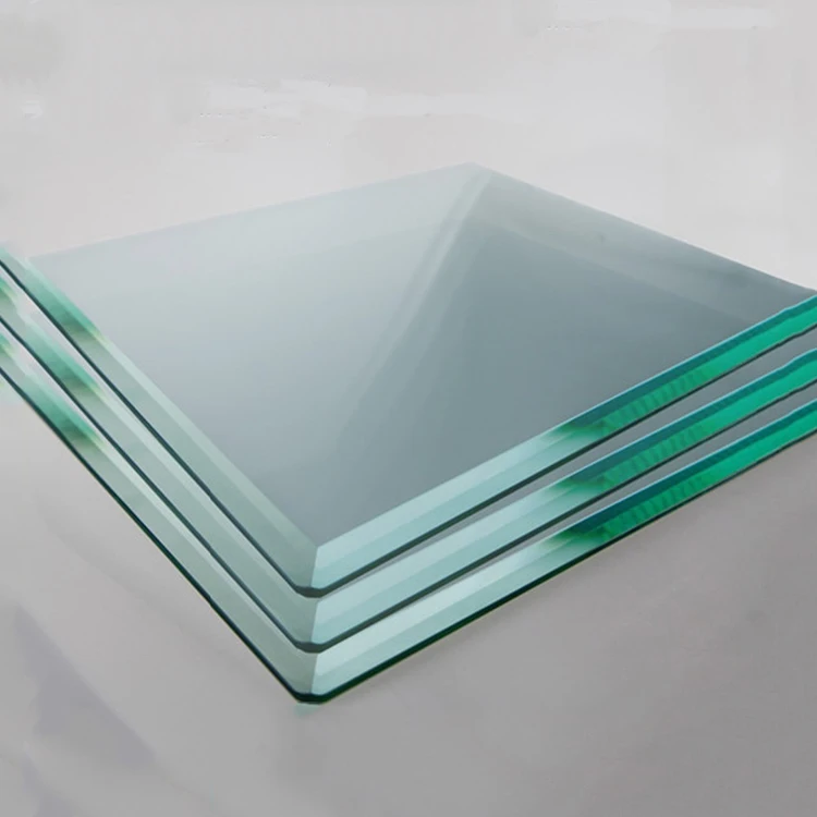 边缘钢化镜面抛光斜面玻璃集群
