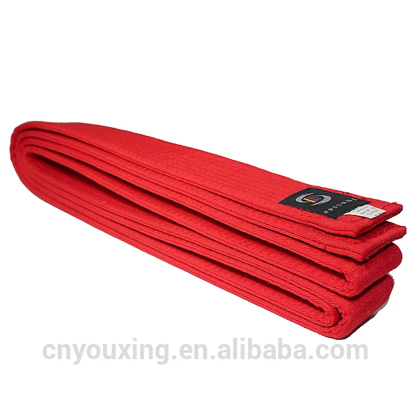 Solid Rank Karate Belt Manufacturers Taekwondo Red Belts Buy