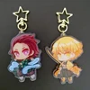 Fashion promotional items custom printed clear acrylic photo charm key chain, plastic keyring, custom acrylic keychain