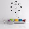 Preciser Home Mark DIY Huge Wall Clock Mirror Sticker Quality Clock