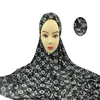 New design flower womens ladies voile Stole Scarves long neck shawl scarf free samples