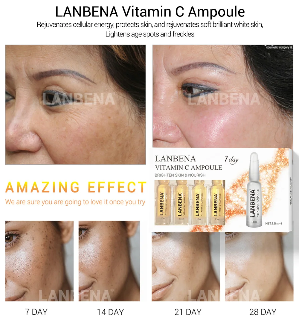 7 Days Skin Care Ampoule Whitening Anti Aaging Ampoule Serum Set Buy