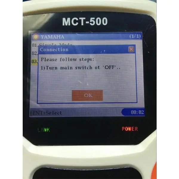 Universal motocicleta escáner de MCT-500 Asia motocicletas escáner de diagnóstico MCT 500 en lugar de MCT200 Motorrad diagnóstico