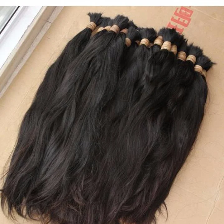 100% Indian Hair Material From Manufacturing Company Raw Temple Hair Bulk -  Buy Raw Temple Hair,Hair Bulk,Indian Hair Product on 