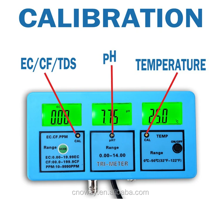 China Supplier 4 In 1 Ph/ec/cf/tds Portable Hardness Tester,Water Ph