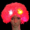 Cosplay Clown Curly Wig With RGB Colors LED Hair 3 Flashing Modes LED Wig For Halloween Christmas Party