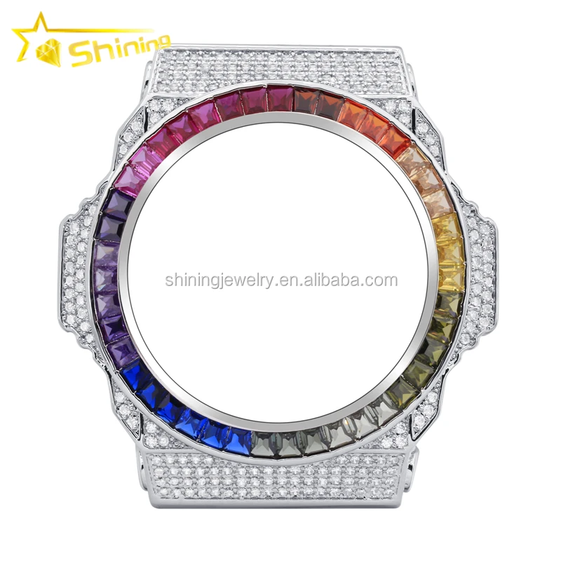 Singapore Customized Luxury Micro Setting Moissanite GA110/GA100 Watch Bezel With Real Diamond