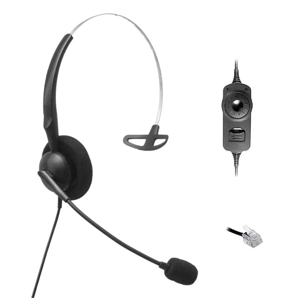 Get Quotations · Comdio CH501VA5 Corded Headset Headphones Ear Phone + Volume Mute Contorl for Nortel Networks Nt Nothern