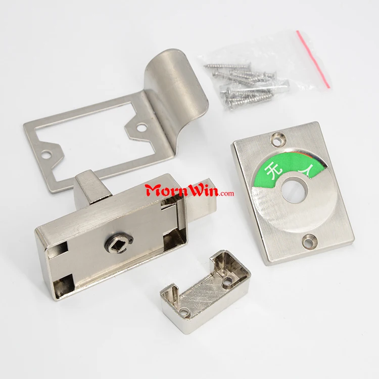 Wc Zinc Alloy Indication Lock Toilet Partition Cubicle Door Lock Buy