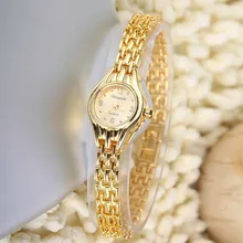 Senhoras Relógios De Ouro Das Mulheres Relógio de Ouro Mulheres Vestido Relógios Top Marca de Luxo relógios de Pulso Reloj Mujer Relogio feminino Dourado