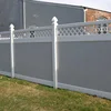 Customizable PVC Plastic Vinyl Lattice Fence For Villa Cottage Garden